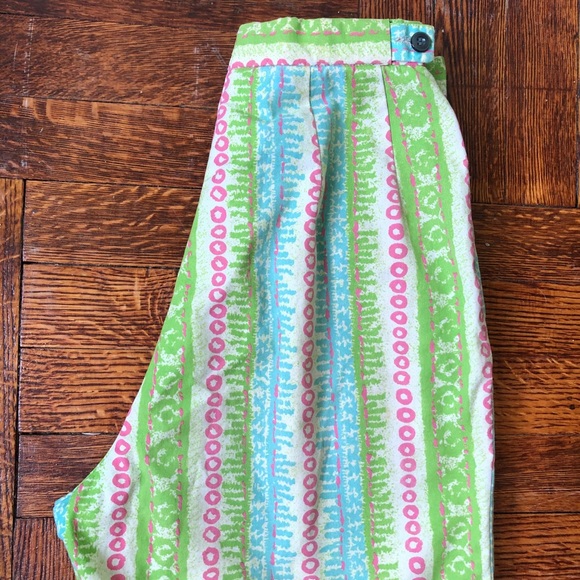 Adorable 1950s high waist pink&green shorts. - Picture 7 of 7